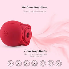 Mini Rose Vibrators – 10-Mode Sucking Clitoral Stimulator for Women (USB Rechargeable) - Passion Pulse Adult