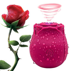 Mini Rose Vibrators – 10-Mode Sucking Clitoral Stimulator for Women (USB Rechargeable) - Passion Pulse Adult