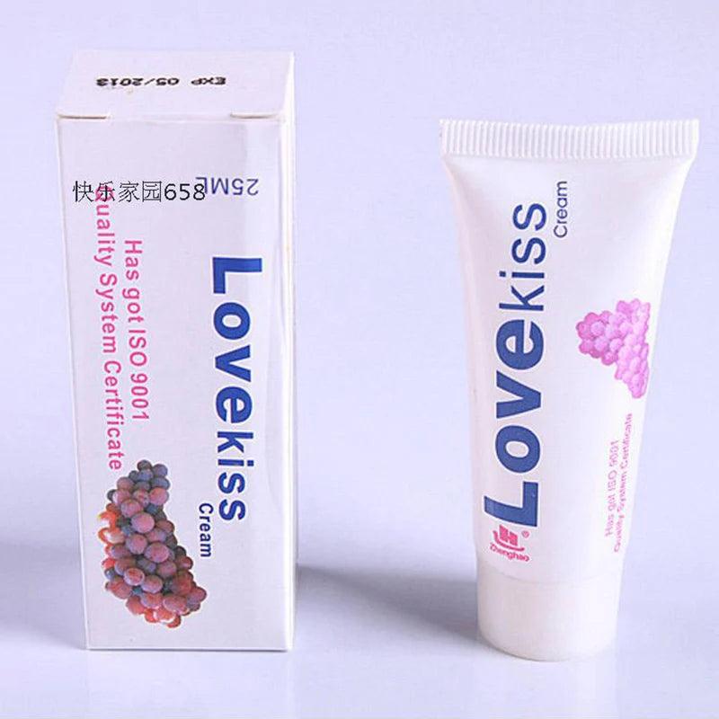 Love Kiss Edible Fruit-Flavored Lubricant – Grape Oral Massage Gel for Male and Female Intimacy, 25ml - Passion Pulse Adult