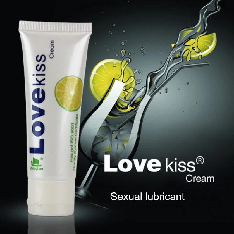 Love Kiss Edible Fruit-Flavored Lubricant – Grape Oral Massage Gel for Male and Female Intimacy, 25ml - Passion Pulse Adult