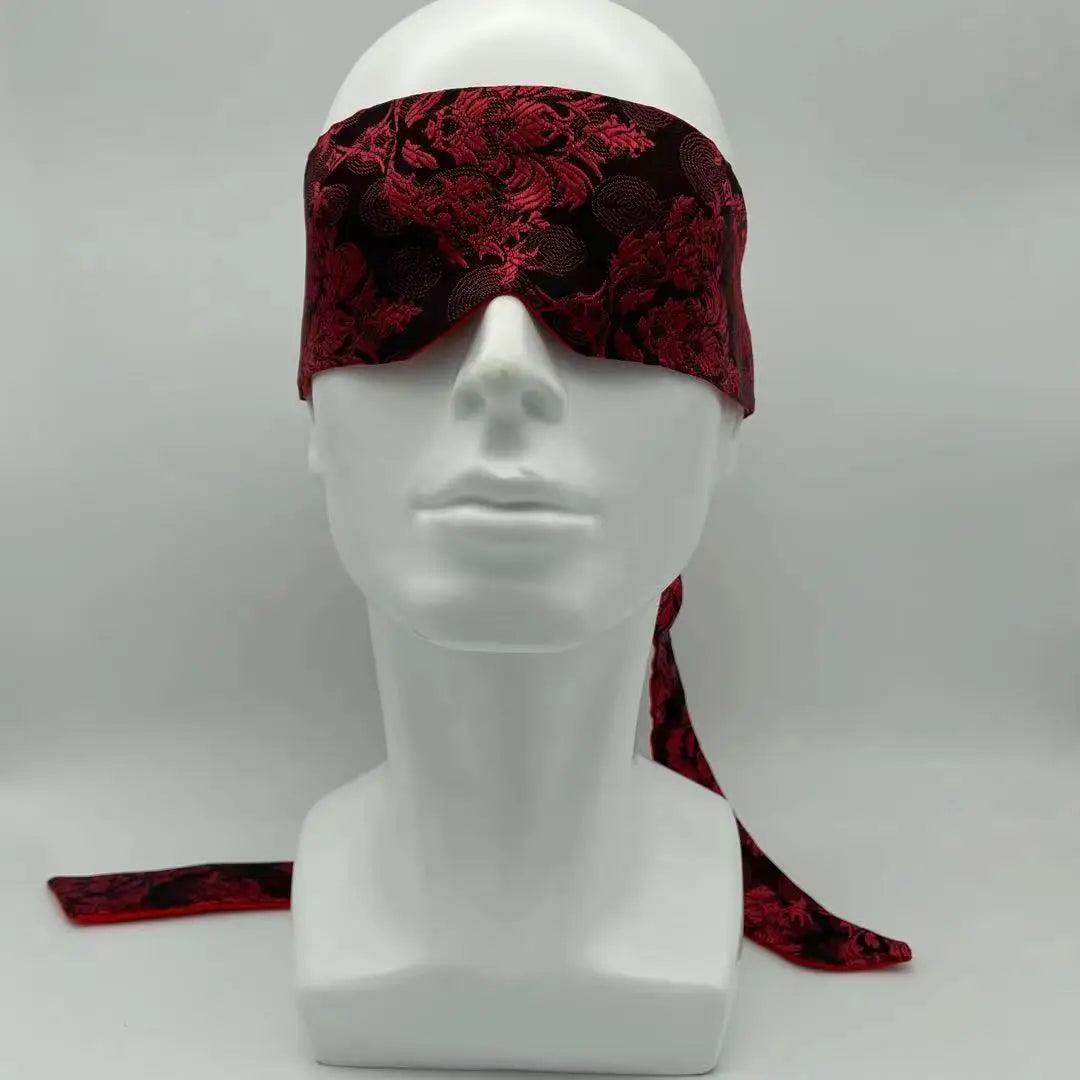 Lace BDSM Bondage Handcuffs & Blindfold Set – Erotic Role Play Accessories for Couples - Passion Pulse Adult