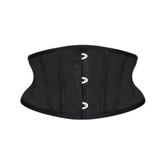 Burvogue Waist Trainer Corset – Satin Underbust Slimming Shaper Belt with Lace-Up Design - Passion Pulse Adult