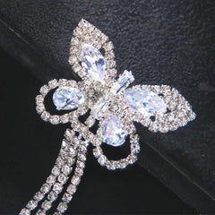 Sexy Rhinestone Butterfly Tassel Nipple Stickers – Crystal Chest Chain & Party Jewelry - Passion Pulse Adult