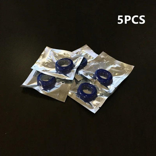 10/5Pcs Silicone Penis Ring Set – Ejaculation Delay & Enlargement for Men - Passion Pulse Adult