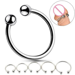 Stainless Steel Penis Ring – Glans Stimulation & Delay Ejaculation - Passion Pulse Adult