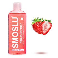 Lubricante a base de agua con sabor a frutas SMOSLU, 10 sabores