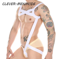 Men's Sexy Adult Penis Hole One-Piece Harness – BDSM Restraint & Dick Ring Underwear - Passion Pulse Adult