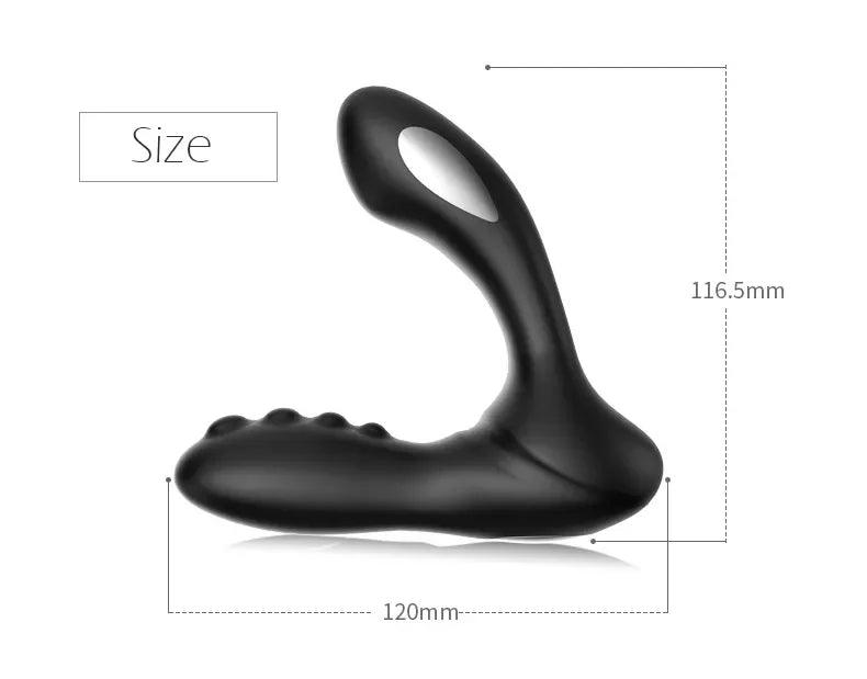 Powerful 8-Frequency -Controlled Electric Anal Plug – Prostate & Pleasure Massager - Passion Pulse Adult