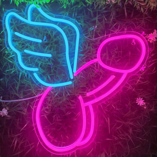Ineonlife LED Sexy Man Neon Sign – Male Symbol Wall Decor for Bedroom & Anime Room - Passion Pulse Adult