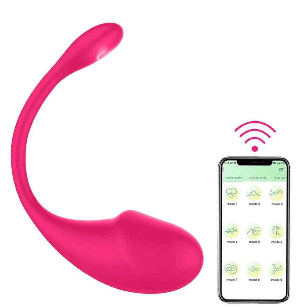 Wireless Bluetooth G-Spot Vibrator – App-Controlled Wearable Clit Egg for Panty Play - Passion Pulse Adult