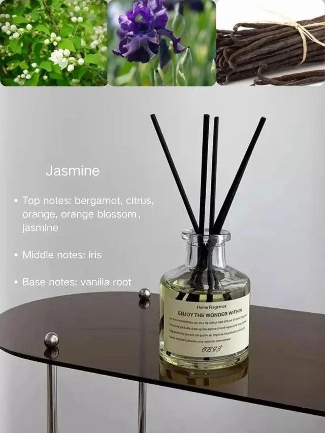50ml Aromatherapy Reed Diffuser – Jasmine Essential Oil - Passion Pulse Adult