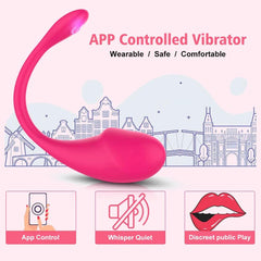 Wireless Bluetooth G-Spot Vibrator – App-Controlled Wearable Clit Egg for Panty Play - Passion Pulse Adult