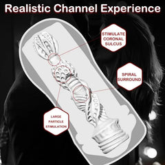 Male Masturbation Cup – Oral Sex Blowjob & Pocket Pussy with Anal Sensations - Passion Pulse Adult