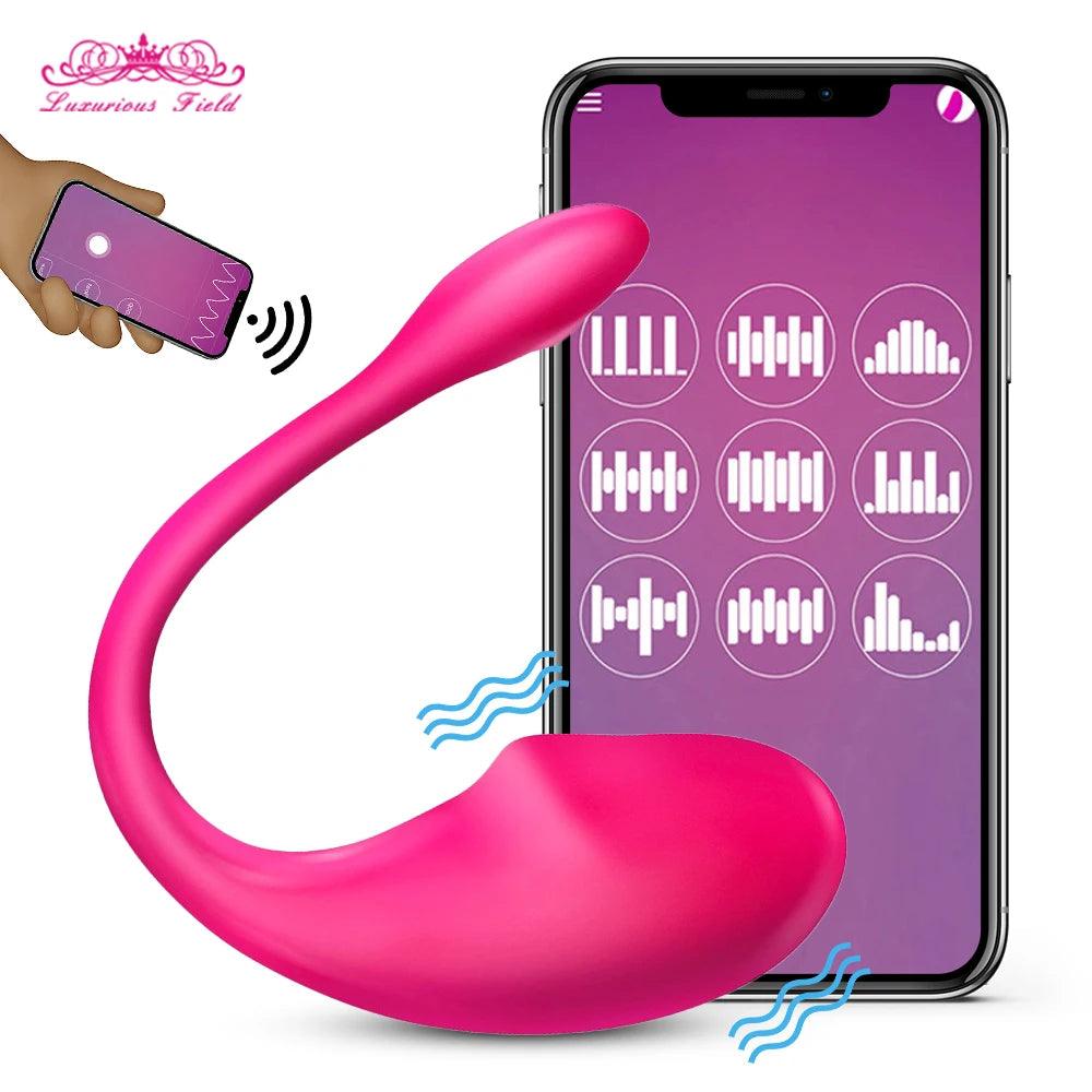 Wireless Bluetooth G-Spot Vibrator – App-Controlled Wearable Clit Egg for Panty Play - Passion Pulse Adult