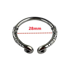 Stainless Steel Glans Ring with Pressure Joy Ball – Delay & Erection Support - Passion Pulse Adult