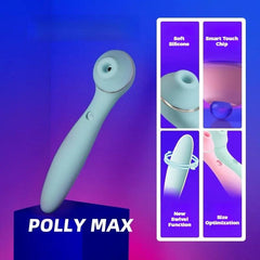 KISS TOY Polly – Heatable Sucking Vibrator for Clitoris, G-Spot & Nipple Stimulation Polly Max - Passion Pulse Adult