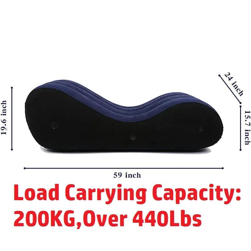 Portable Inflatable Sofa – Multi-Functional Love Cushion for Adults - Passion Pulse Adult