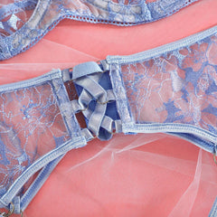 Sexy Lace 4-Piece Lingerie Set | Luxury Fit - Passion Pulse Adult