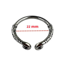 Stainless Steel Glans Ring with Pressure Joy Ball – Delay & Erection Support - Passion Pulse Adult
