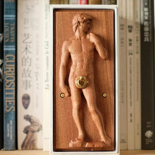 Retro European Style Decorative Switch Panel David Brass Lever Three-dimensional Creative Solid Wood Hotel Club Homestay 86 Type - Passion Pulse Adult