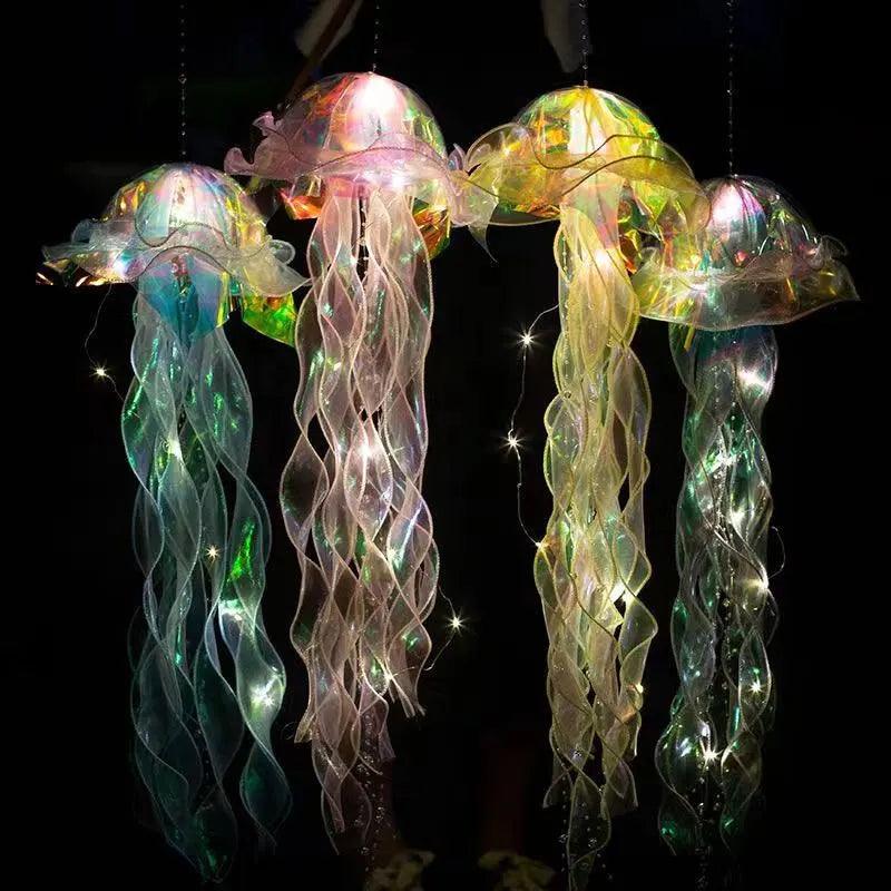 Jellyfish Night Light Lamp – Portable Flower Lamp for Home & Bedroom Decor - Passion Pulse Adult
