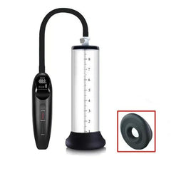 Electric Vacuum Pump with Manual Handle – Penis & Anal Pump with Pressure Gauge - Passion Pulse Adult