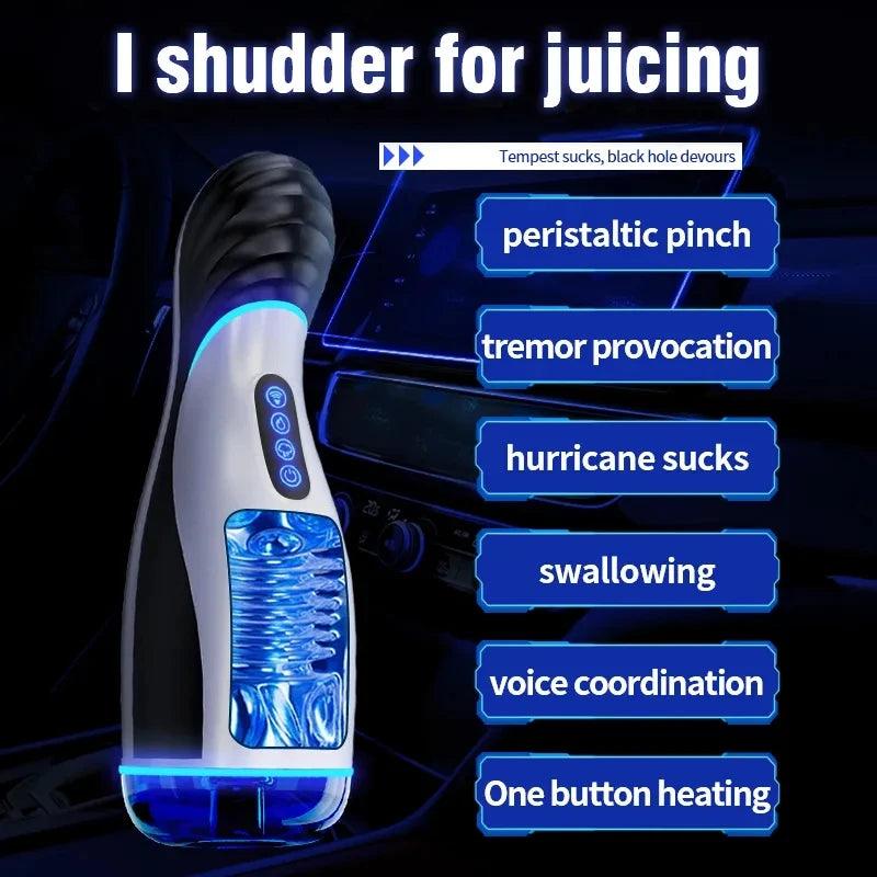 Automatic Blowjob Masturbator for Men – Sucking & Heated Vaginal Mouth - Passion Pulse Adult