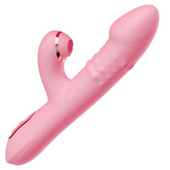 Multifunctional Suction & Licking Dildo – Thrusting Vibration Anal & Vaginal Stimulator - Passion Pulse Adult