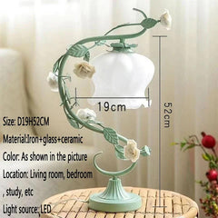 SOFEINA French Table Lamp – European Pastoral Romantic Desk Light for Living Room & Bedroom - Passion Pulse Adult