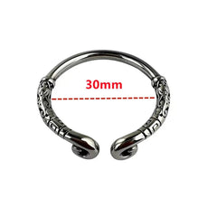 Stainless Steel Glans Ring with Pressure Joy Ball – Delay & Erection Support - Passion Pulse Adult