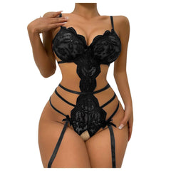Sexy Lingerie Lace Transparent Temptation Jumpsuit - Passion Pulse Adult