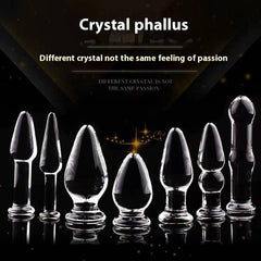 Glass Crystal Butt Plug - Passion Pulse Adult