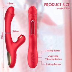 Passion Pulse Adult Multi-function Sucking Wand - Passion Pulse Adult