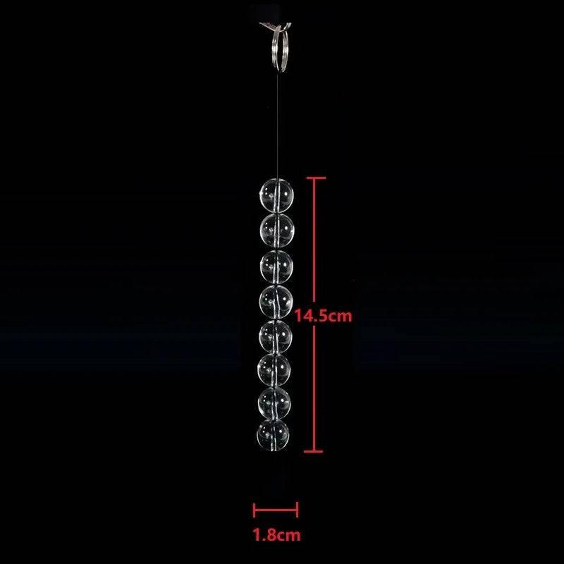 CrystalGlass Anal Beads - 5 Sizes Glass Butt Plug for Men, Women, and Couples with Smooth Vaginal and Anal Balls for BDSM, Massage, and Erotic Play - Passion Pulse Adult