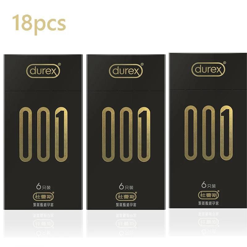 Durex Invisible Ultra-Thin Non-Latex Condoms - Passion Pulse Adult