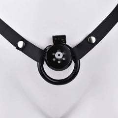 Pink/Black/White Adjustable Mini Metal Chastity Cage with Lock - BDSM Male Slave Cock Ring for Fetish Roleplay and Sissy Bondage Play - Passion Pulse Adult