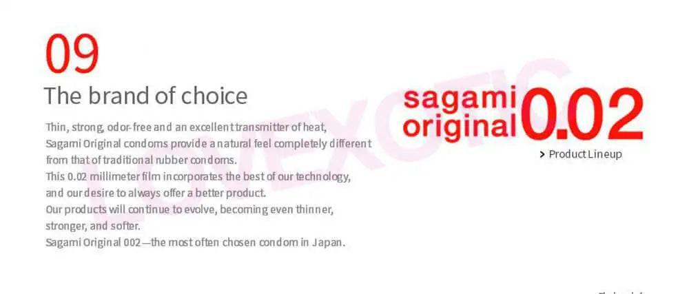 Sagami Original 0.02 Ultra-Thin Condoms - Passion Pulse Adult