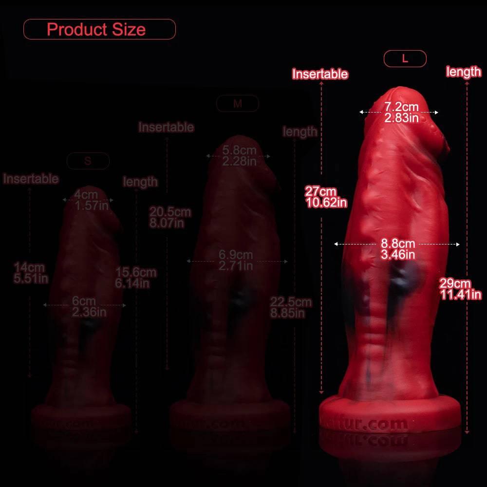 Giant Thick Dildo with Suction Cup - Ultimate Pleasure for Women - Passion Pulse Adult