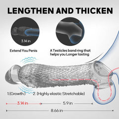 Long and Thick Dragon Sleeve - Passion Pulse Adult