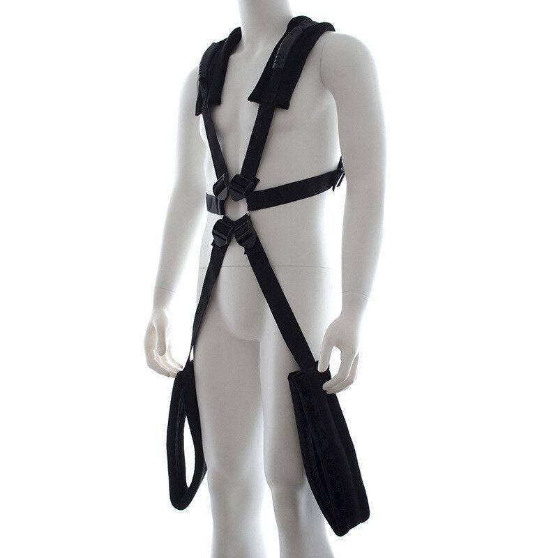 Double Shoulder Strap Assisted Swing Bondage Straps - Passion Pulse Adult