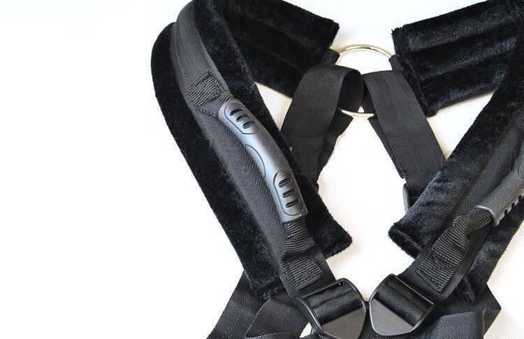 Double Shoulder Strap Assisted Swing Bondage Straps - Passion Pulse Adult