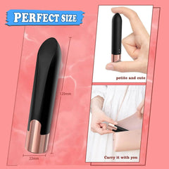 Lipstick-Shaped Bullet Vibrator with 10 Modes - Passion Pulse Adult