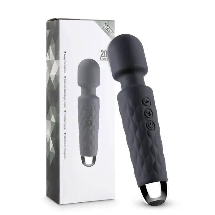 New Power Wand Massager – 10 Speeds, G-Spot & Clitoral Vibrator - Passion Pulse Adult