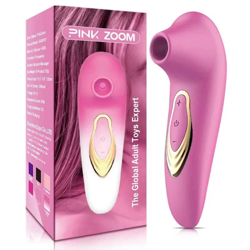 Powerful Clitoris Sucking Vibrator – Clit & Nipple Stimulator - Passion Pulse Adult
