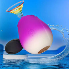 Rose-Shaped Sucking Vibrator – 9 Frequency G-Spot & Nipple Stimulator - Passion Pulse Adult