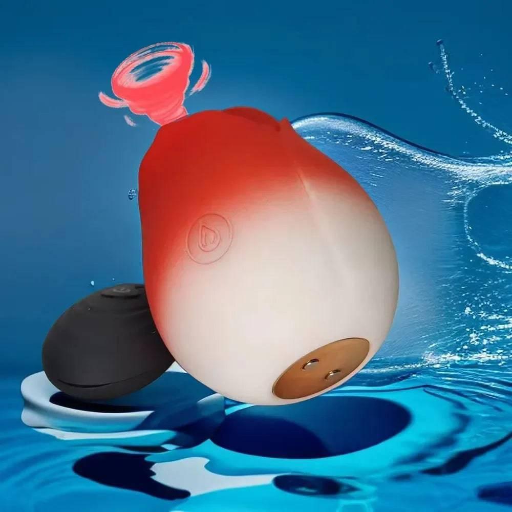 Rose-Shaped Sucking Vibrator – 9 Frequency G-Spot & Nipple Stimulator - Passion Pulse Adult