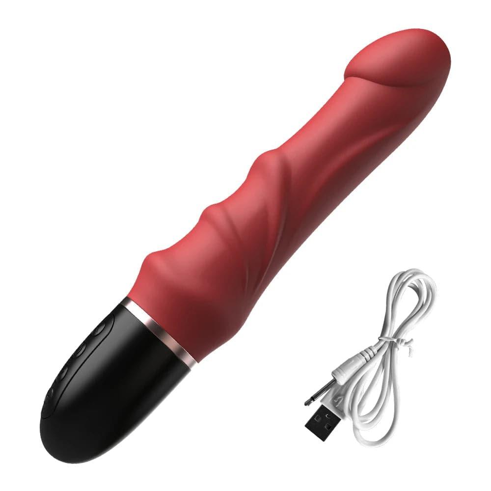 Extra-Large Vibrating Dildo Massager – Powerful Vaginal Stimulator for Women & Couples - Passion Pulse Adult