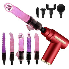 Portable Automatic Dildo Vibrator – Multi-Speed Fascial Massage Gun for Enhanced Pleasure - Passion Pulse Adult