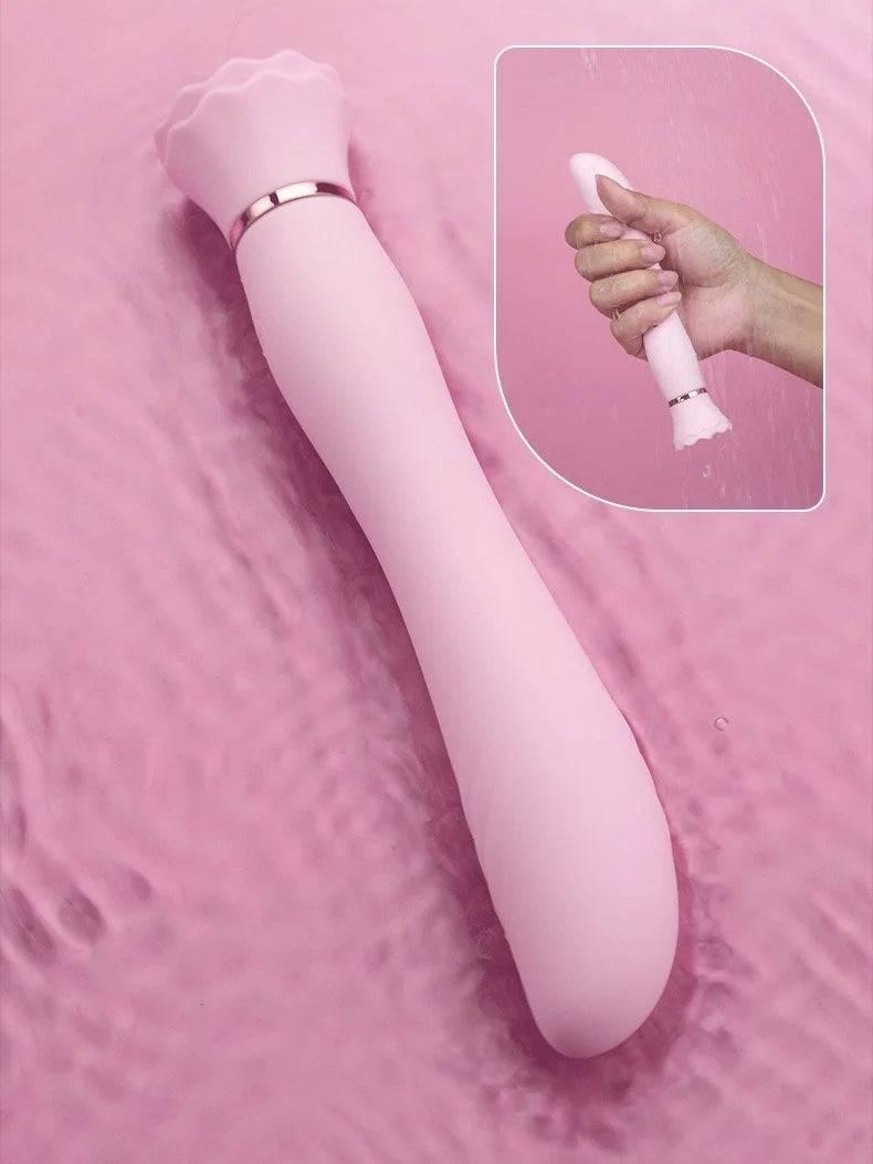 GALAKU Heated Wand Vibrator with Suction Cup - Passion Pulse Adult