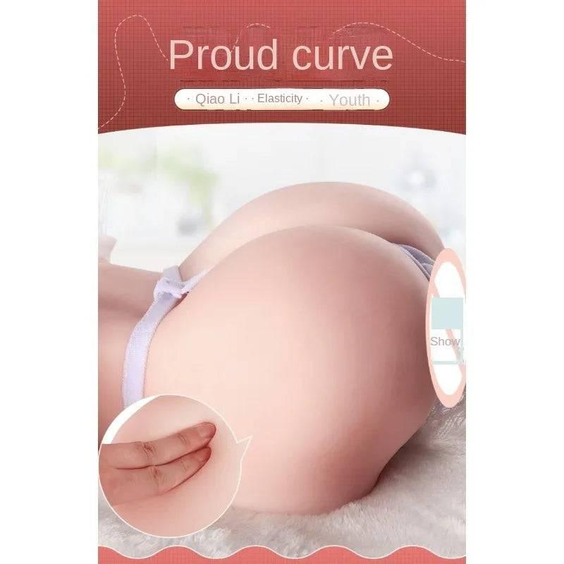 Hip Airplane Cup Male Genitals Buttocks Inverted Mold Masturbator Adult Sex Toy Buttocksand Famous Device Pussy Adult fleshlight - Passion Pulse Adult